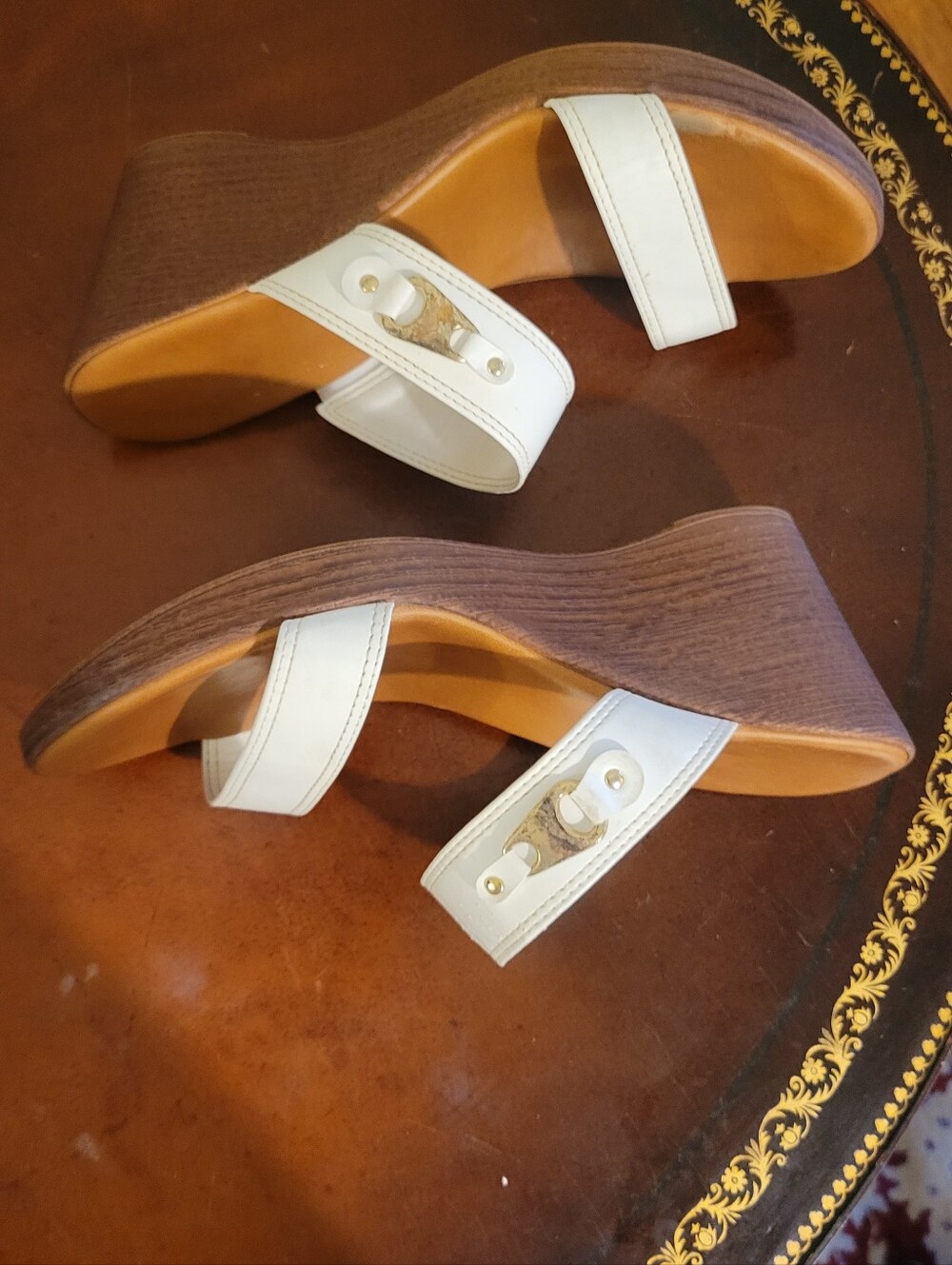 Italian Shoemakers Wedge Sandal Size 8.5 - Picture 4 of 10